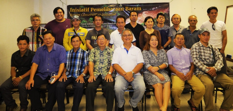 Representatives of indigenous communities from Baram launch the Baram Conservation Initiative